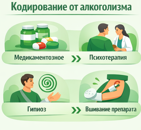 кодирование от алкоголизма в Новомихайловском Санати